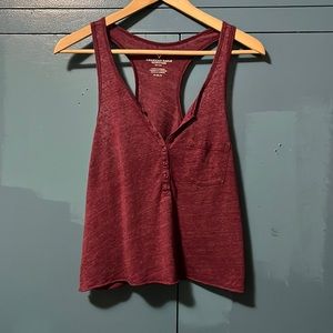 Cropped American Eagle Tank Top